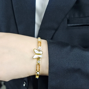 Dainty Gold Butterfly Bracelet